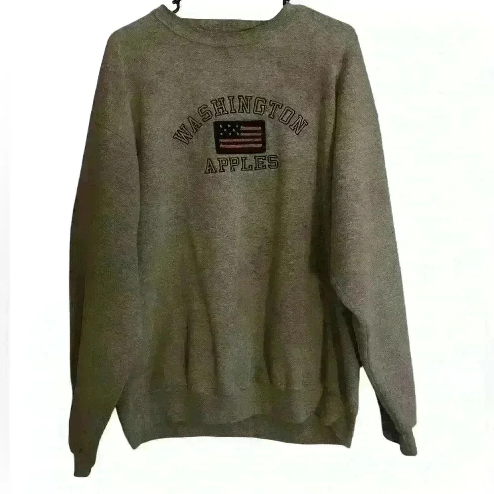 Vintage 90s Oarsman 913 Rugged Durable Sweater Washington Apple